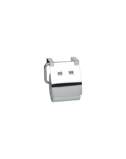 Roll holder with lid